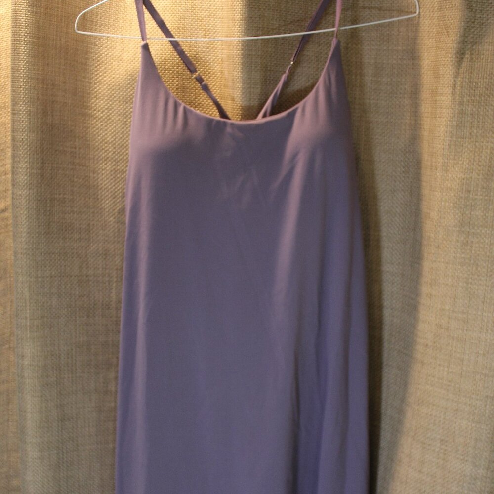 IUGA |lilac Spaghetti Strap Racerback Tennis Dress w Built In ShortsSize XL